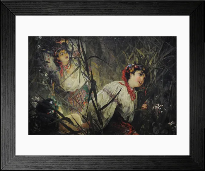 Framed Print : Water Nymphs, 1877, by Witold Pruszkowski (1846-1896) Framed Print : Water Nymphs, 1877, by Witold Pruszkowski (1846-1896)