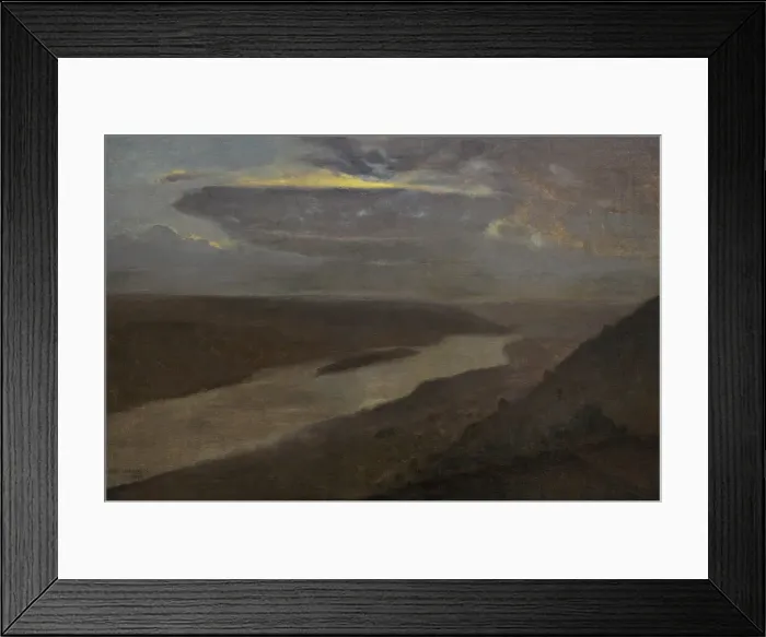 Framed Print : The Dniester River at Night, 1906, by Jozef Chelmonski Framed Print : The Dniester River at Night, 1906, by Jozef Chelmonski