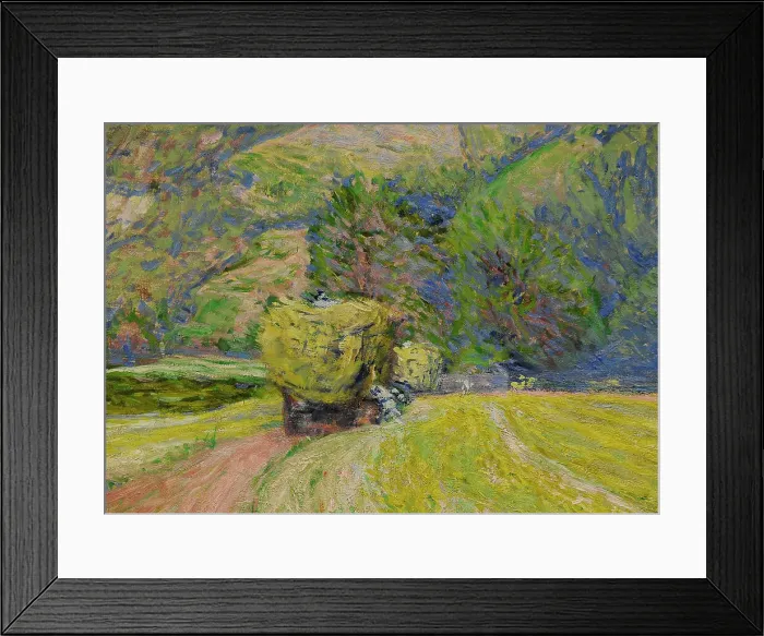 Framed Print : The Hay Wain, 1890, by Jozef Pankiewicz (1866-1940). Detail Framed Print : The Hay Wain, 1890, by Jozef Pankiewicz (1866-1940). Detail