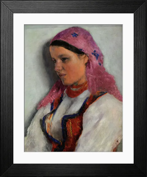 Framed Print : A Girl from Bronowice, 1893-1894, by Aleksander Gierymski Framed Print : A Girl from Bronowice, 1893-1894, by Aleksander Gierymski