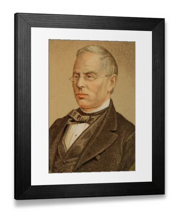 Framed Print : Juan Eugenio Hartzenbusch Martinez (1806-1880) Framed Print : Juan Eugenio Hartzenbusch Martinez (1806-1880)