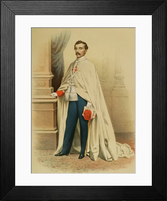 Framed Print : Knight of the Order of Santiago wearing ceremonial dress Framed Print : Knight of the Order of Santiago wearing ceremonial dress