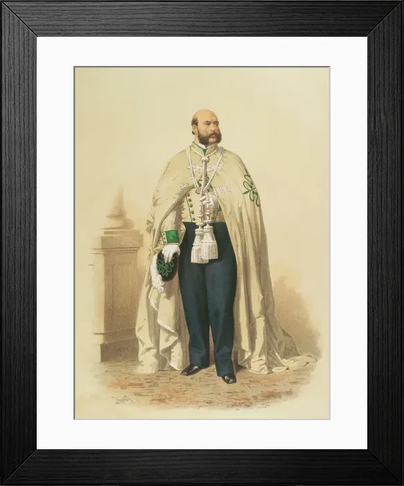 Framed Print : Knight of the Order of Alcantara in ceremonial dress
