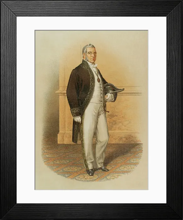 Framed Print : Academic. Chromolithography, 1865. Spain