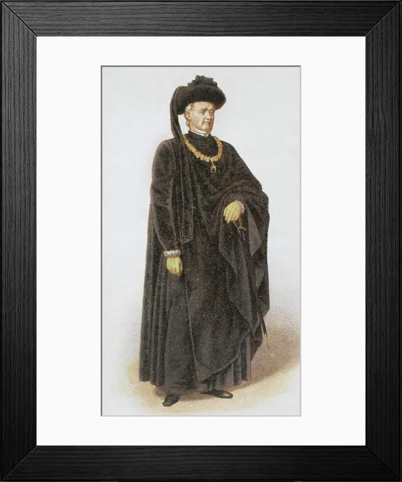 Framed Print : Philip III, Duke of Burgundy, so-called the Good (1396-1467) Framed Print : Philip III, Duke of Burgundy, so-called the Good (1396-1467)