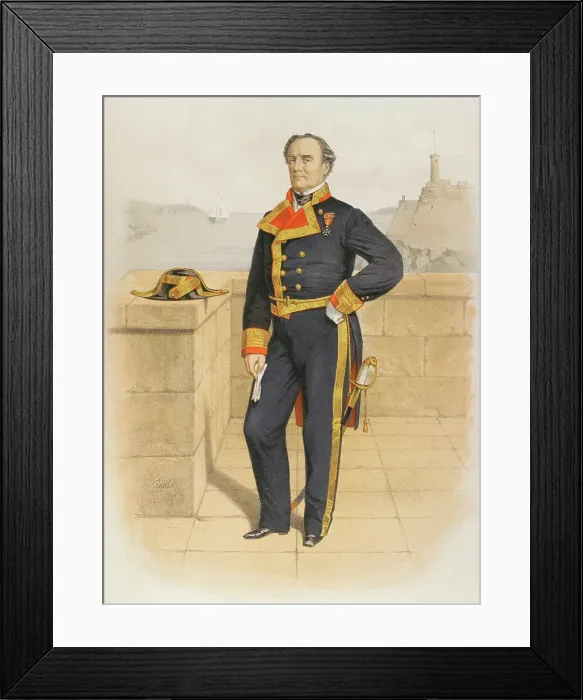 Framed Print : Knight with the naval decoration of the Cruz de Distincion Framed Print : Knight with the naval decoration of the Cruz de Distincion