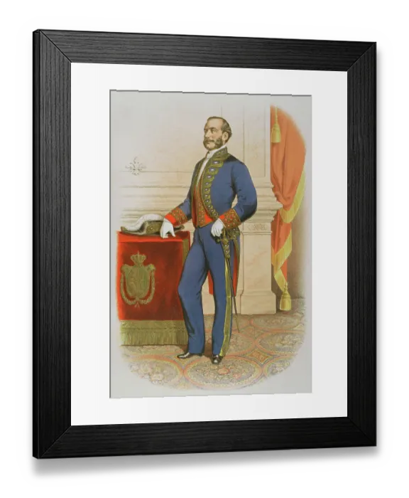 Framed Print : Minister of the Spanish Crown wearing a uniform Framed Print : Minister of the Spanish Crown wearing a uniform
