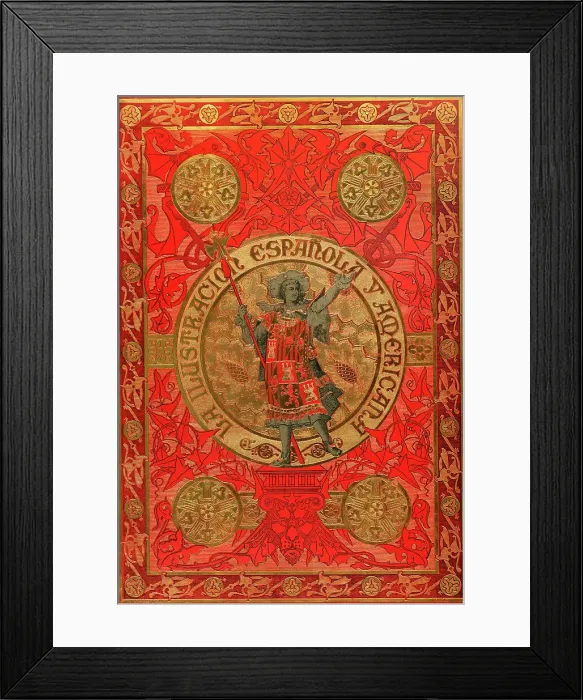 Framed Print : La Ilustracion Espanola y Americana Framed Print : La Ilustracion Espanola y Americana