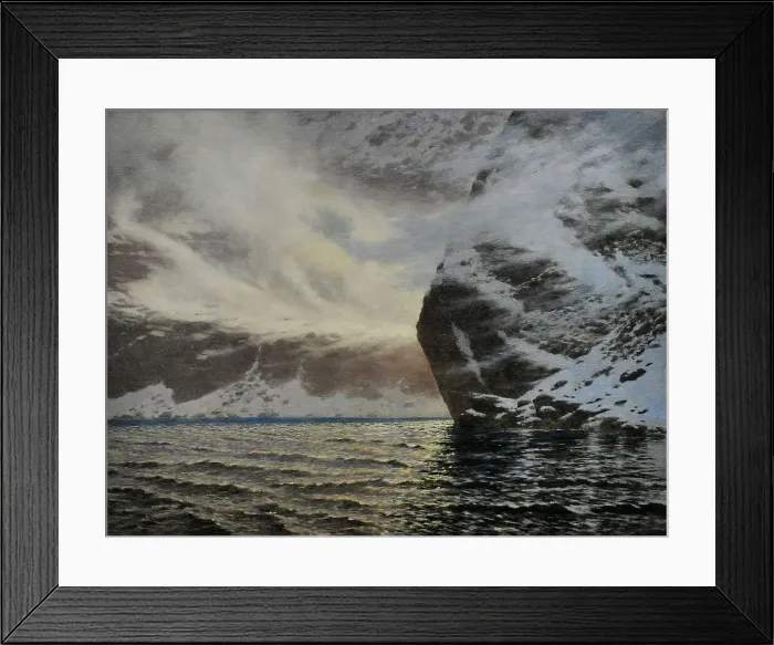 Framed Print : The Grazny Staw Tarn - Blizzard, 1892, by Witkiewicz Framed Print : The Grazny Staw Tarn - Blizzard, 1892, by Witkiewicz