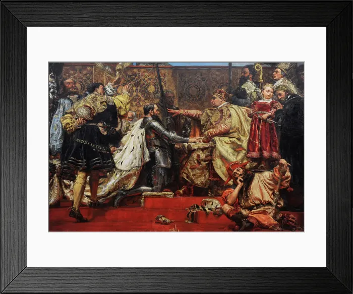 Framed Print : The Prussian Homage, 1882, by Jan Matejko (1838-1893) Framed Print : The Prussian Homage, 1882, by Jan Matejko (1838-1893)