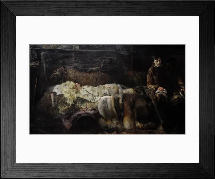 Framed Print : Death of Ellenai, 1883, by Jacek Malczewski (1854-1929) Framed Print : Death of Ellenai, 1883, by Jacek Malczewski (1854-1929)