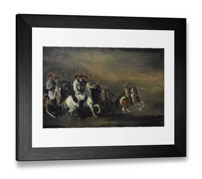 Framed Print : A Detachment of Krakusi by Piotr Michalowski (1800-1855) Framed Print : A Detachment of Krakusi by Piotr Michalowski (1800-1855)