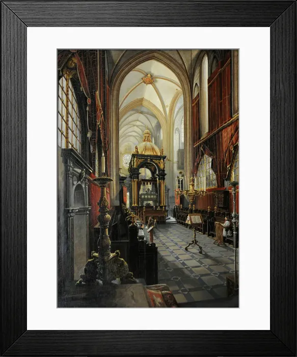 Framed Print : Interior of the Wawel Royal Cathedral, 1875, by Swierzynski Framed Print : Interior of the Wawel Royal Cathedral, 1875, by Swierzynski