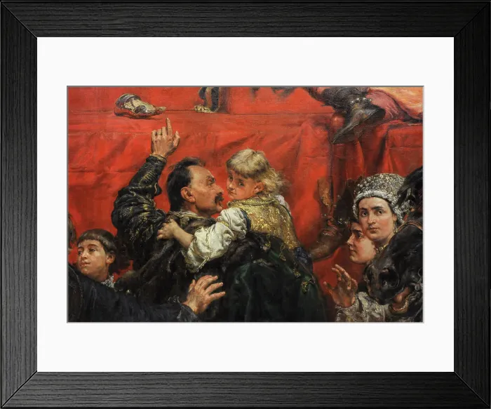 Framed Print : The Prussian Homage, 1882, by Jan Matejko (1838-1893) Framed Print : The Prussian Homage, 1882, by Jan Matejko (1838-1893)