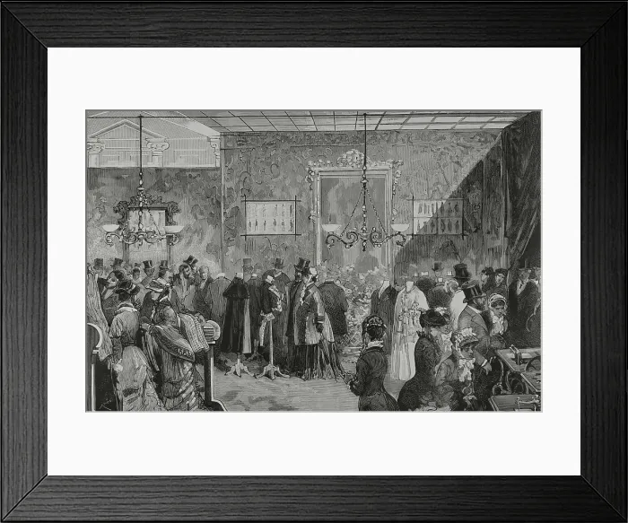 Framed Print : Spain, Madrid. Exhibition of men's clothing Framed Print : Spain, Madrid. Exhibition of men's clothing