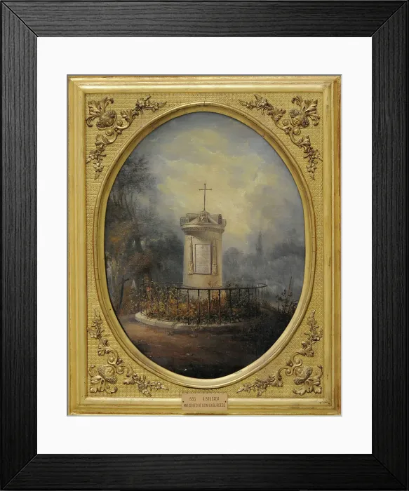 Framed Print : Mausoleum of Francisco de Goya in Bordeaux, 1828 Framed Print : Mausoleum of Francisco de Goya in Bordeaux, 1828