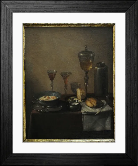 Framed Print : Still life, 1633, by Willem Claeszoon Heda (1594-1680) Framed Print : Still life, 1633, by Willem Claeszoon Heda (1594-1680)