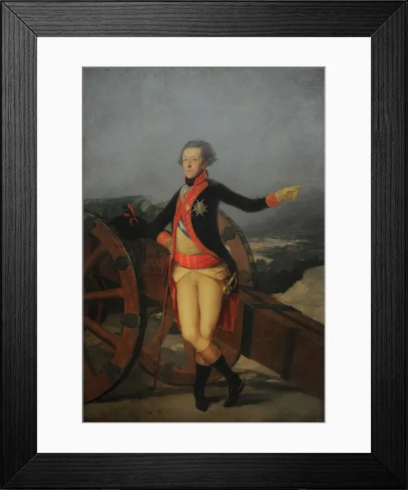 Framed Print : Antonio Ricardos (1727-1794), 1794, by Goya Framed Print : Antonio Ricardos (1727-1794), 1794, by Goya