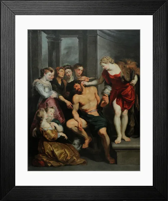 Framed Print : Hercules and Omphale by Peter Paul Rubens (1577-1640) Framed Print : Hercules and Omphale by Peter Paul Rubens (1577-1640)