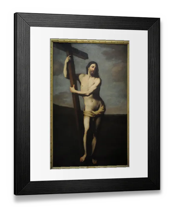 Framed Print : Christ embracing the Cross, 1610-1620, by Guido Reni Framed Print : Christ embracing the Cross, 1610-1620, by Guido Reni