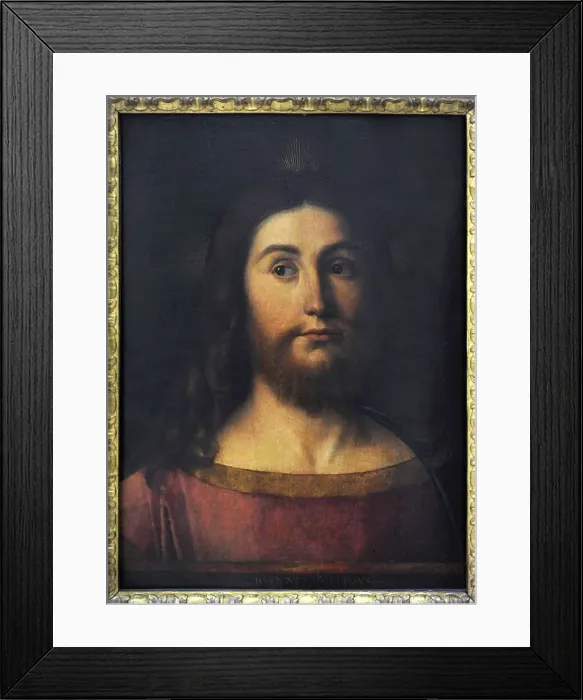 Framed Print : The Saviour by Giovanni Bellini(1432-1516) Framed Print : The Saviour by Giovanni Bellini(1432-1516)