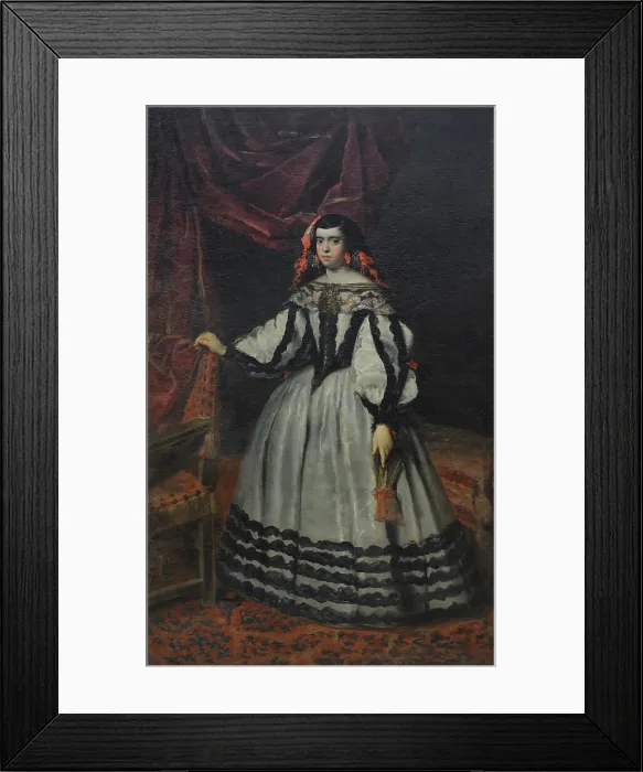 Framed Print : The Duchess of Hijar, by Juan Bautista Martinez del Mazo Framed Print : The Duchess of Hijar, by Juan Bautista Martinez del Mazo