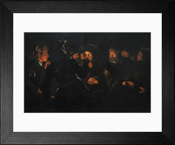 Framed Print : The Taking of Christ. Painting ascribed to Gerard Seghers Framed Print : The Taking of Christ. Painting ascribed to Gerard Seghers