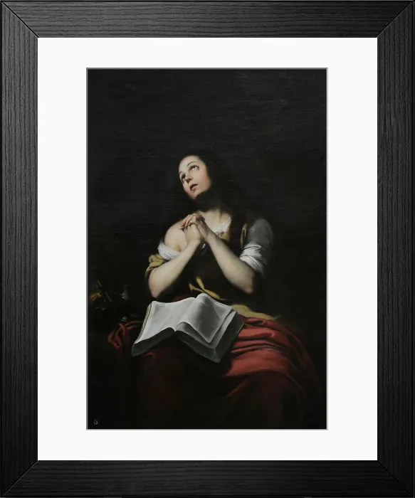 Framed Print : The Magdalene, ca. 1650, by Bartolome Esteban Murillo Framed Print : The Magdalene, ca. 1650, by Bartolome Esteban Murillo