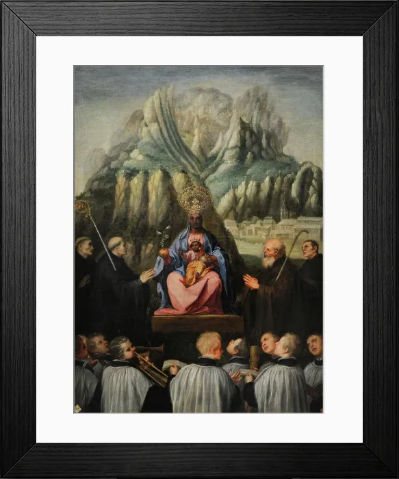 Framed Print : The Lady of Montserrat by Alonso Cano (1601-1667) Framed Print : The Lady of Montserrat by Alonso Cano (1601-1667)