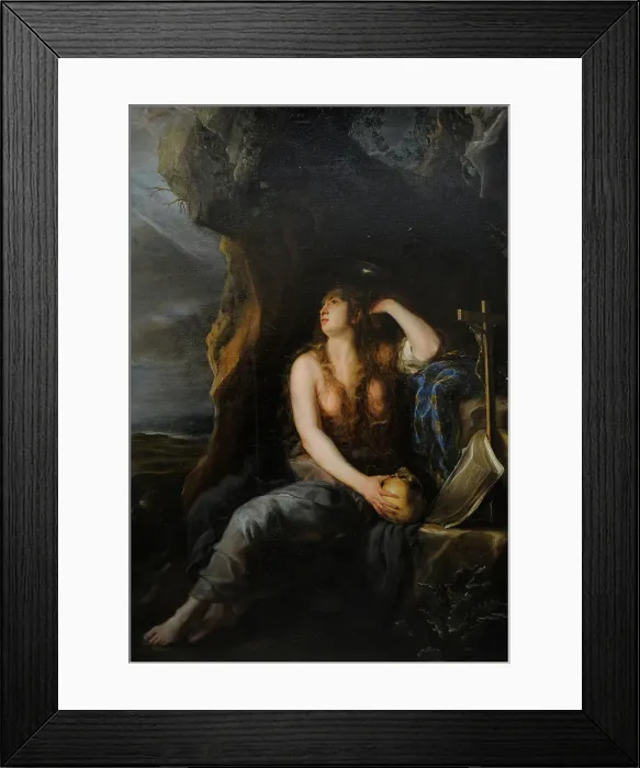 Framed Print : Penitent Magdalene, 1654, by Juan Carreno de Miranda Framed Print : Penitent Magdalene, 1654, by Juan Carreno de Miranda