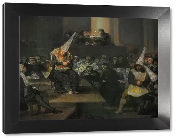 The Inquisition Scene, 1808-1812, by Goya