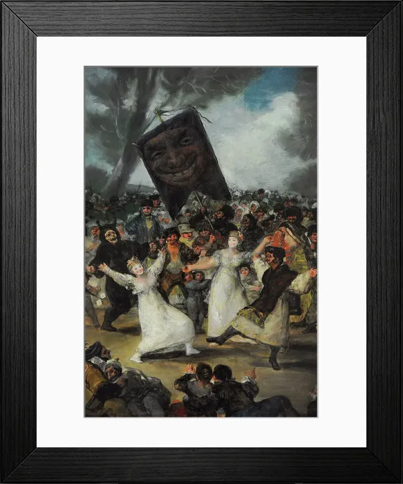 Framed Print : The Burial of the Sardine (El Entierro de la Sardina) Framed Print : The Burial of the Sardine (El Entierro de la Sardina)