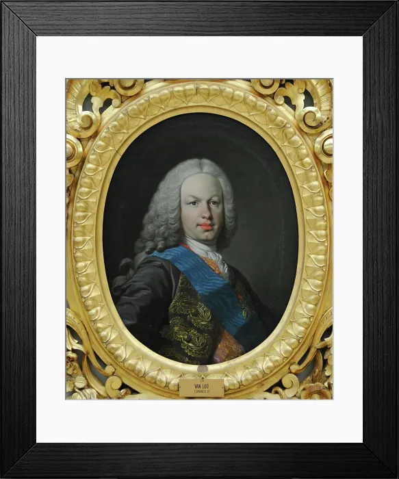 Framed Print : Ferdinand VI (1713-1759), 1750-1758 by Louis Michel Van Loo Framed Print : Ferdinand VI (1713-1759), 1750-1758 by Louis Michel Van Loo