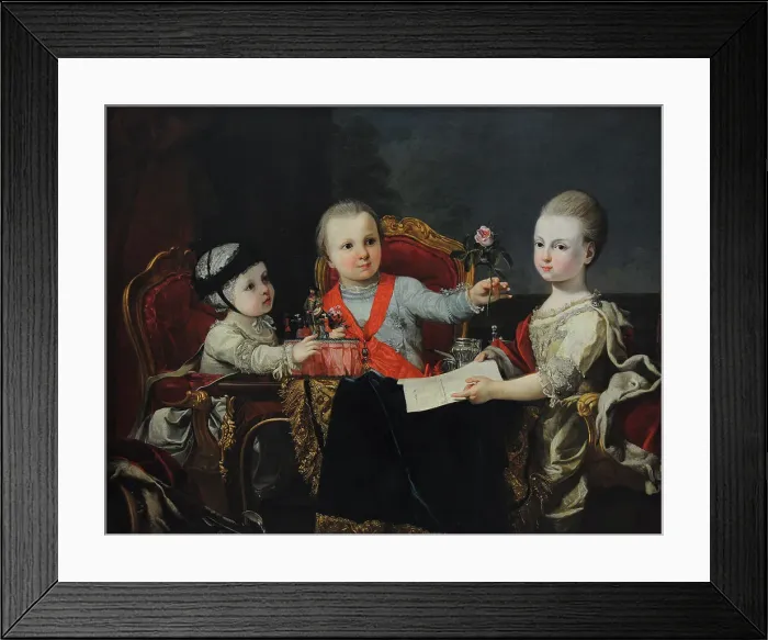 Framed Print : Three young princes, children of Ferdinand, duke of Parma Framed Print : Three young princes, children of Ferdinand, duke of Parma