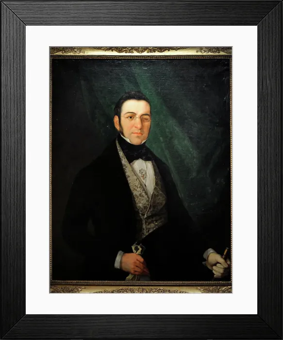 Framed Print : Manuel Breton de los Herreros by Antonio Gomez Cros Framed Print : Manuel Breton de los Herreros by Antonio Gomez Cros