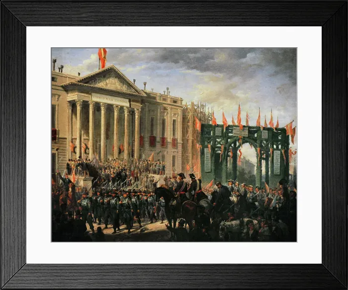 Framed Print : Military parade in front of the Congress of the Deputies Framed Print : Military parade in front of the Congress of the Deputies