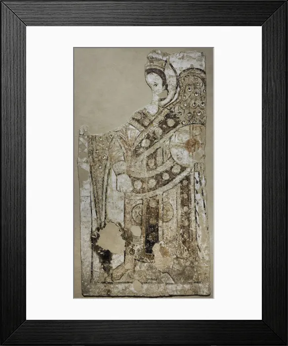 Framed Print : Fresco depicting the Archangel (Raphael?) Framed Print : Fresco depicting the Archangel (Raphael?)