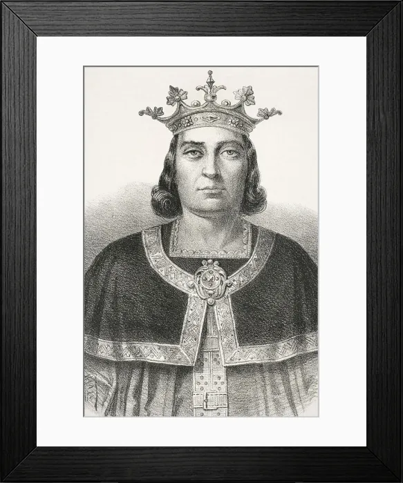 Framed Print : King Ferdinand III of Castile, called the Saint Framed Print : King Ferdinand III of Castile, called the Saint