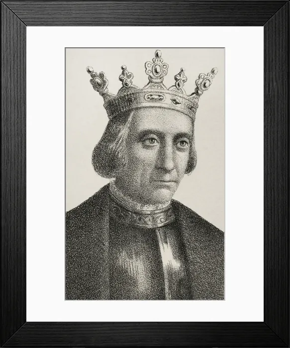 Framed Print : Sancho IV of Castile (1258-1295), called the Brave Framed Print : Sancho IV of Castile (1258-1295), called the Brave