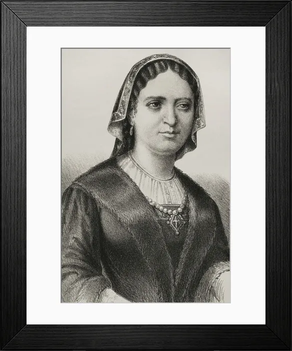 Framed Print : Joanna la Beltraneja (1462-1530). Spanish Infanta Framed Print : Joanna la Beltraneja (1462-1530). Spanish Infanta