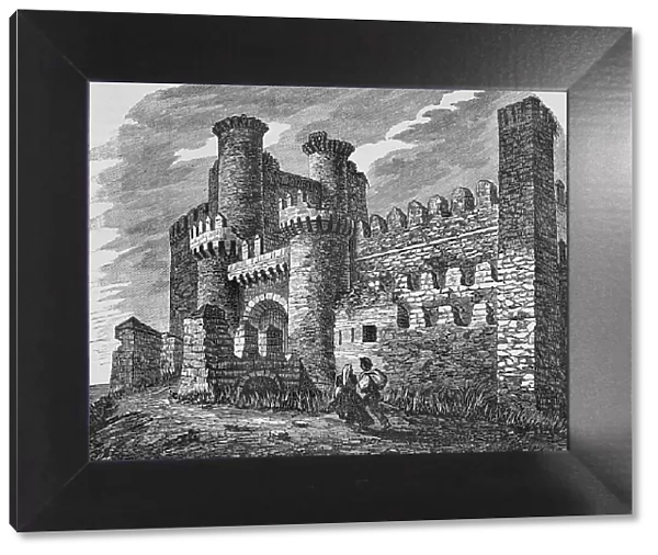 Spain, province of Leon. Castle of Ponferrada