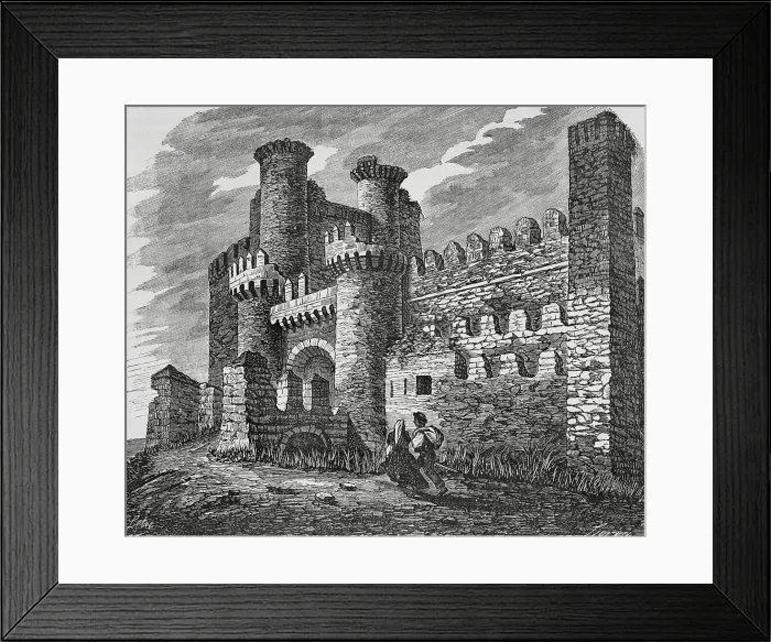 Framed Print : Spain, province of Leon. Castle of Ponferrada Framed Print : Spain, province of Leon. Castle of Ponferrada