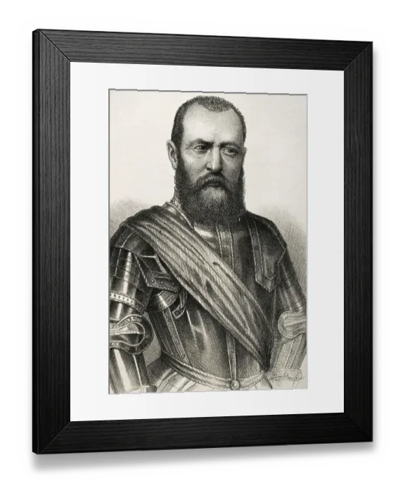 Framed Print : Hernando de Villafane. Spanish commander and alderman Framed Print : Hernando de Villafane. Spanish commander and alderman