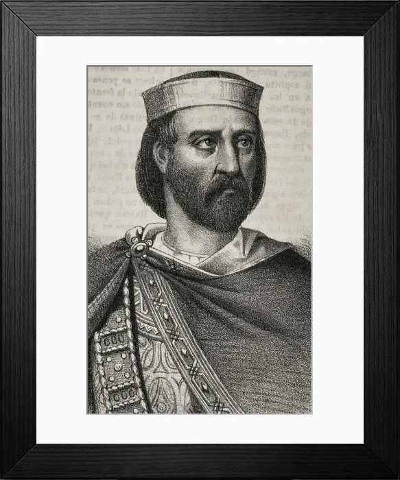 Framed Print : Fernan Gonzalez (910-970). Count of Castile Framed Print : Fernan Gonzalez (910-970). Count of Castile