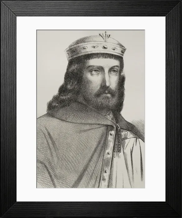 Framed Print : Alfonso V of Leon (994-1028), called the Noble Framed Print : Alfonso V of Leon (994-1028), called the Noble