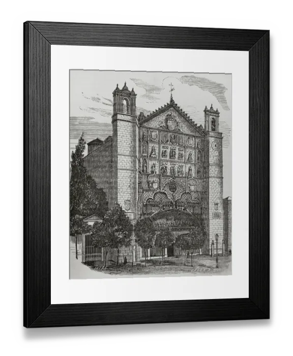 Framed Print : Spain, Valladolid. The Church of Saint Paul Framed Print : Spain, Valladolid. The Church of Saint Paul
