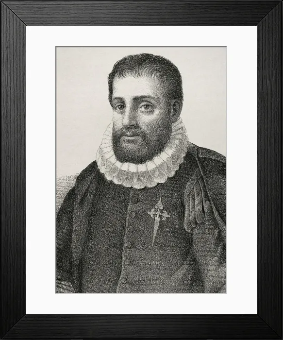 Framed Print : Fernando Nunez de Guzman (ca. 1480-1553). Spanish rhetorical Framed Print : Fernando Nunez de Guzman (ca. 1480-1553). Spanish rhetorical