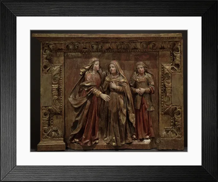 Framed Print : Visitation of the Virgin Mary to Saint Elizabeth Framed Print : Visitation of the Virgin Mary to Saint Elizabeth