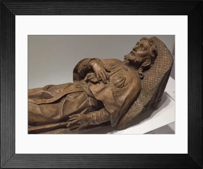 Framed Print : Saint Alexius. 17th century. Workshop in Southern Germany Framed Print : Saint Alexius. 17th century. Workshop in Southern Germany