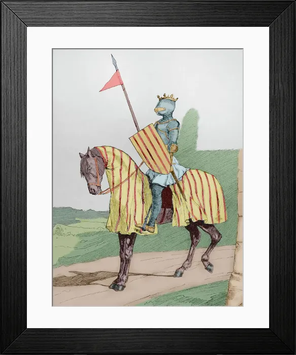 Framed Print : Alfonso III of Aragon (1265-1291). King of Aragon